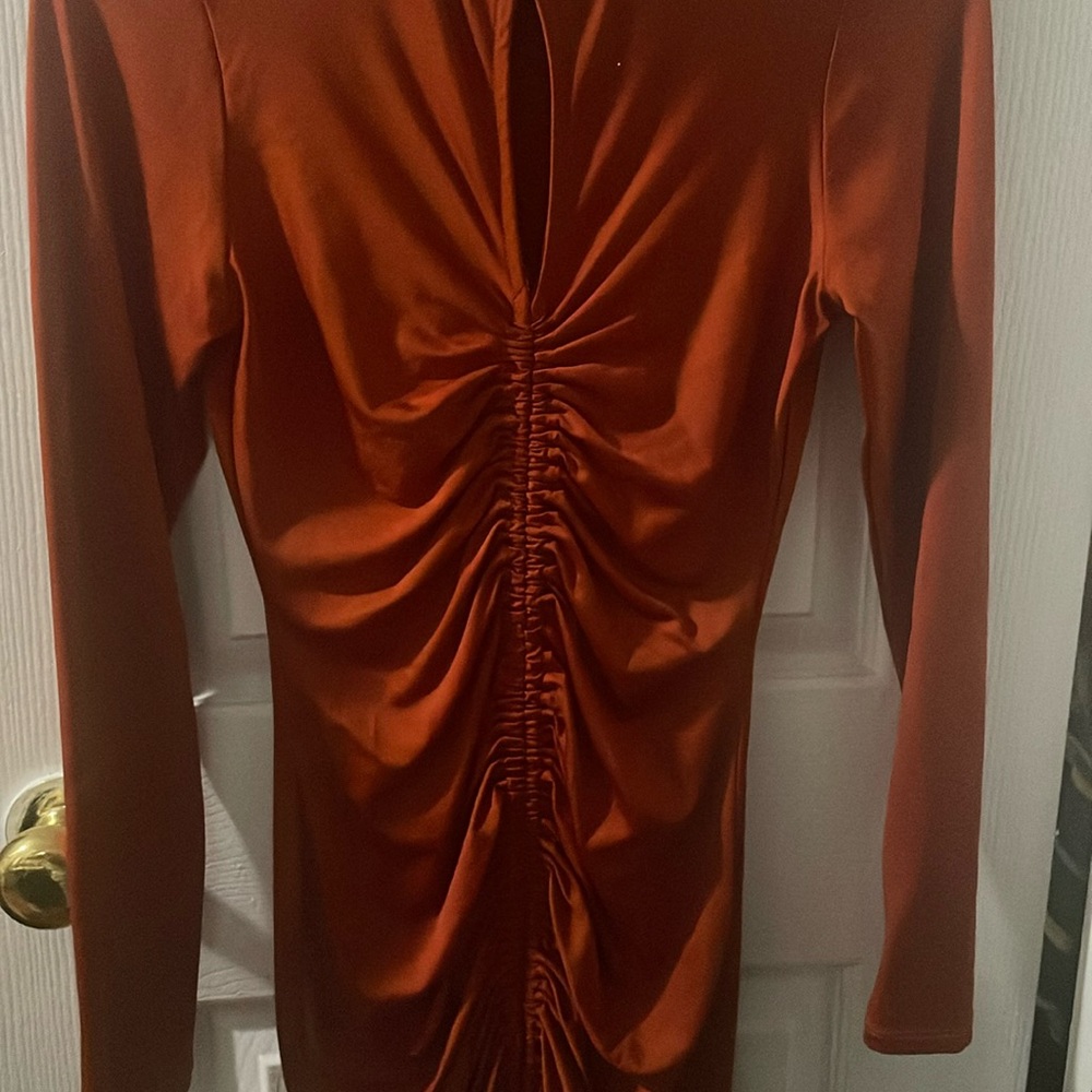 Orange dress